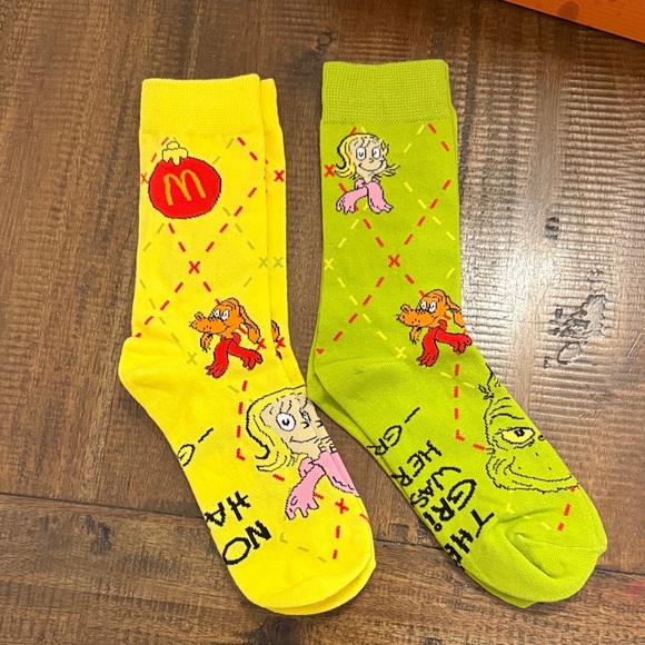 McDonald’s Grinch Socks - Picture 3 of 5